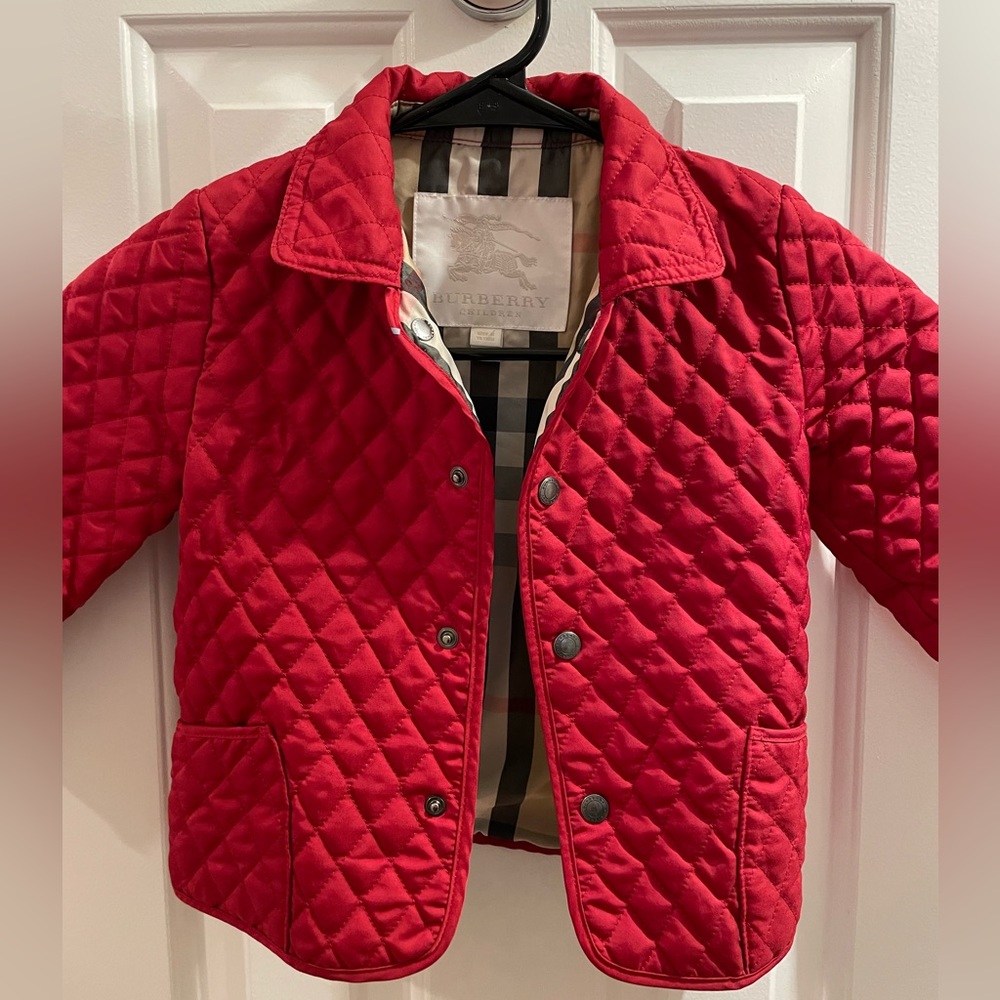 Kids Burberry Quilted Jacket